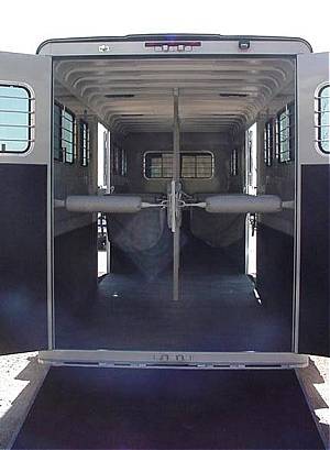 EquiSpirit four horse trailer - back view